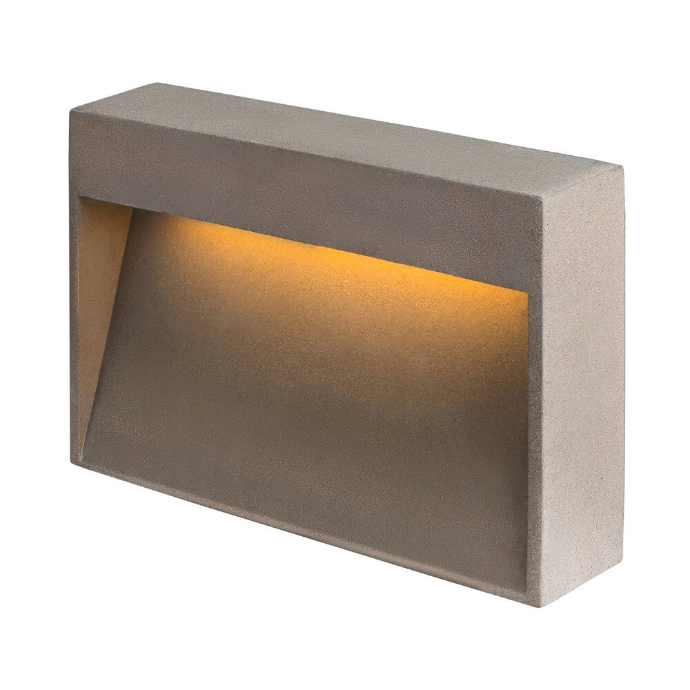 Led wall light Concreto M of concrete