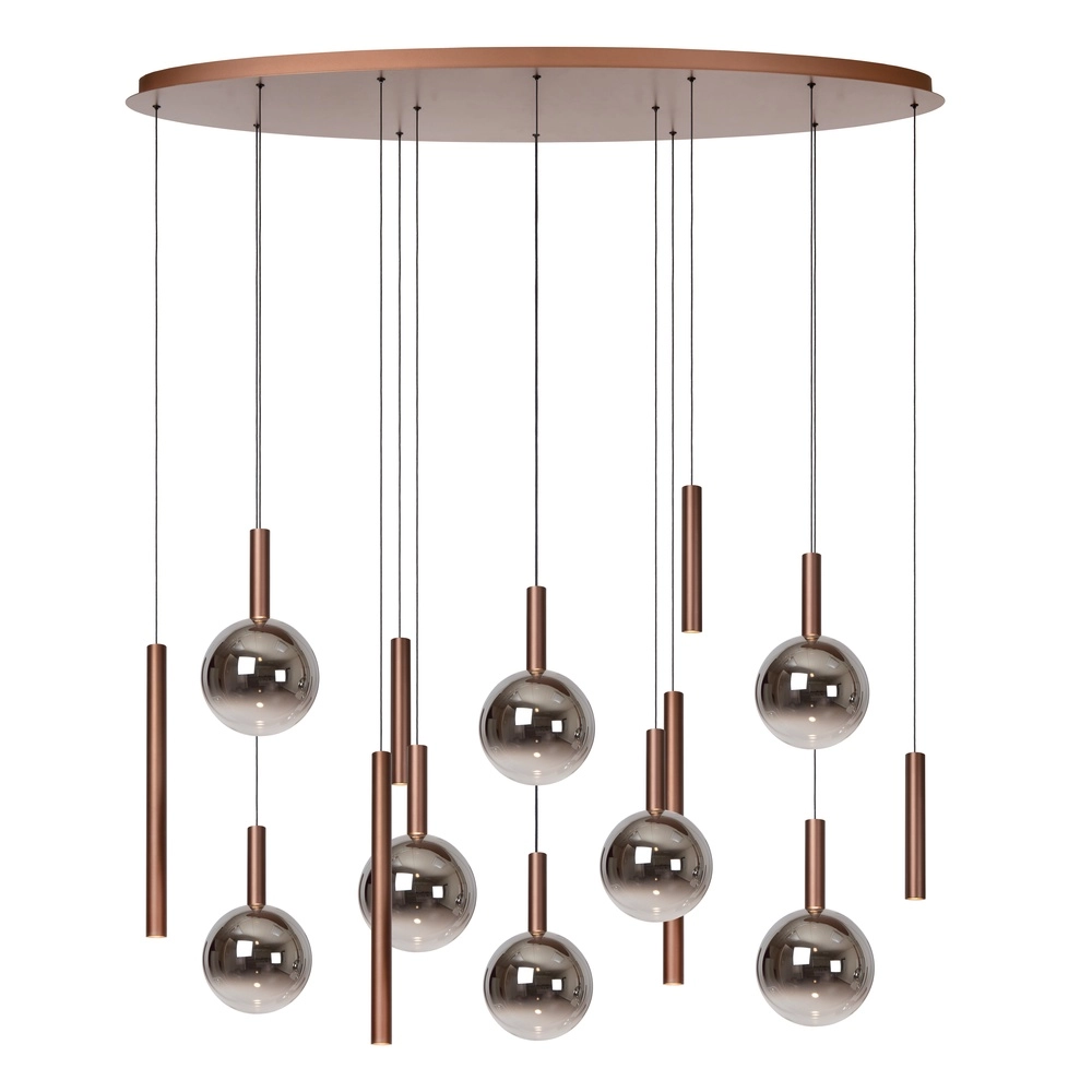 Design vide pendant lamp Jasmine Copper 14-lights