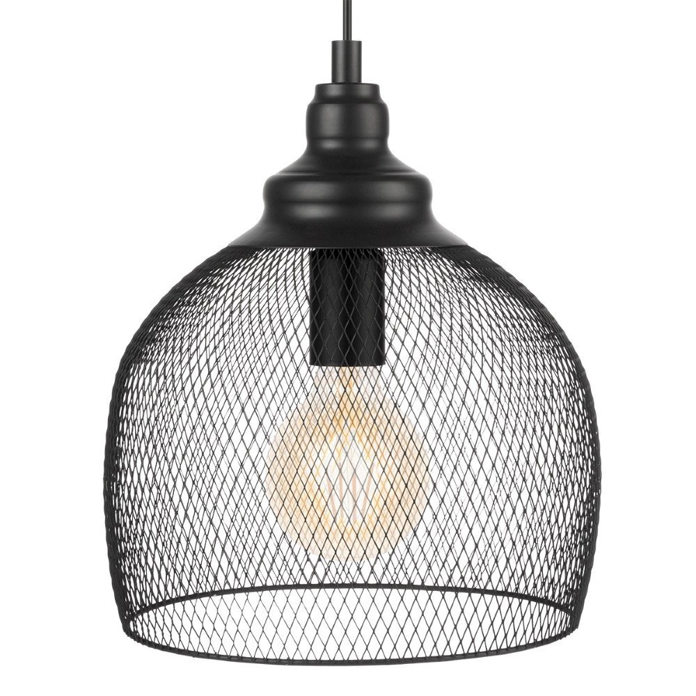 Pendant lamp Straiton 28cm 28cm black