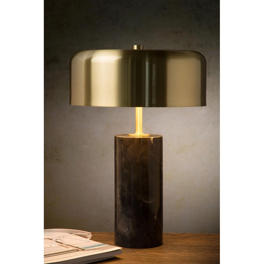 Table lamp Mirasol black with gold Lucide 5411212343390