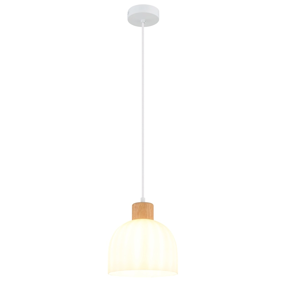 Pendant lamp Swanson white Ø 20cm