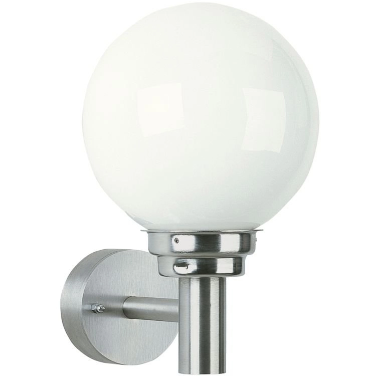 Wall lamp Globe Opal for outside