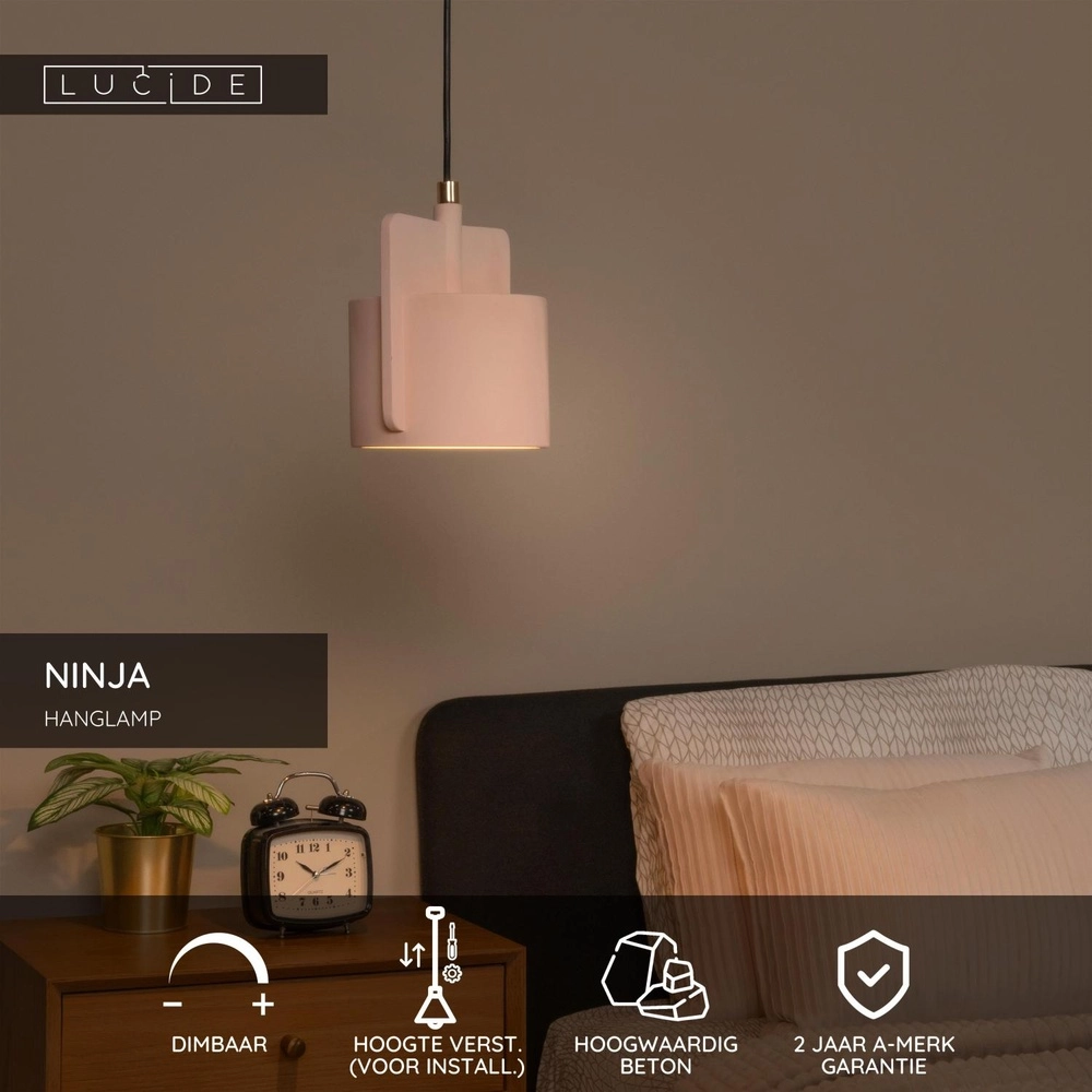 Design pendant lamp Ninja pink Lucide 5411212441829