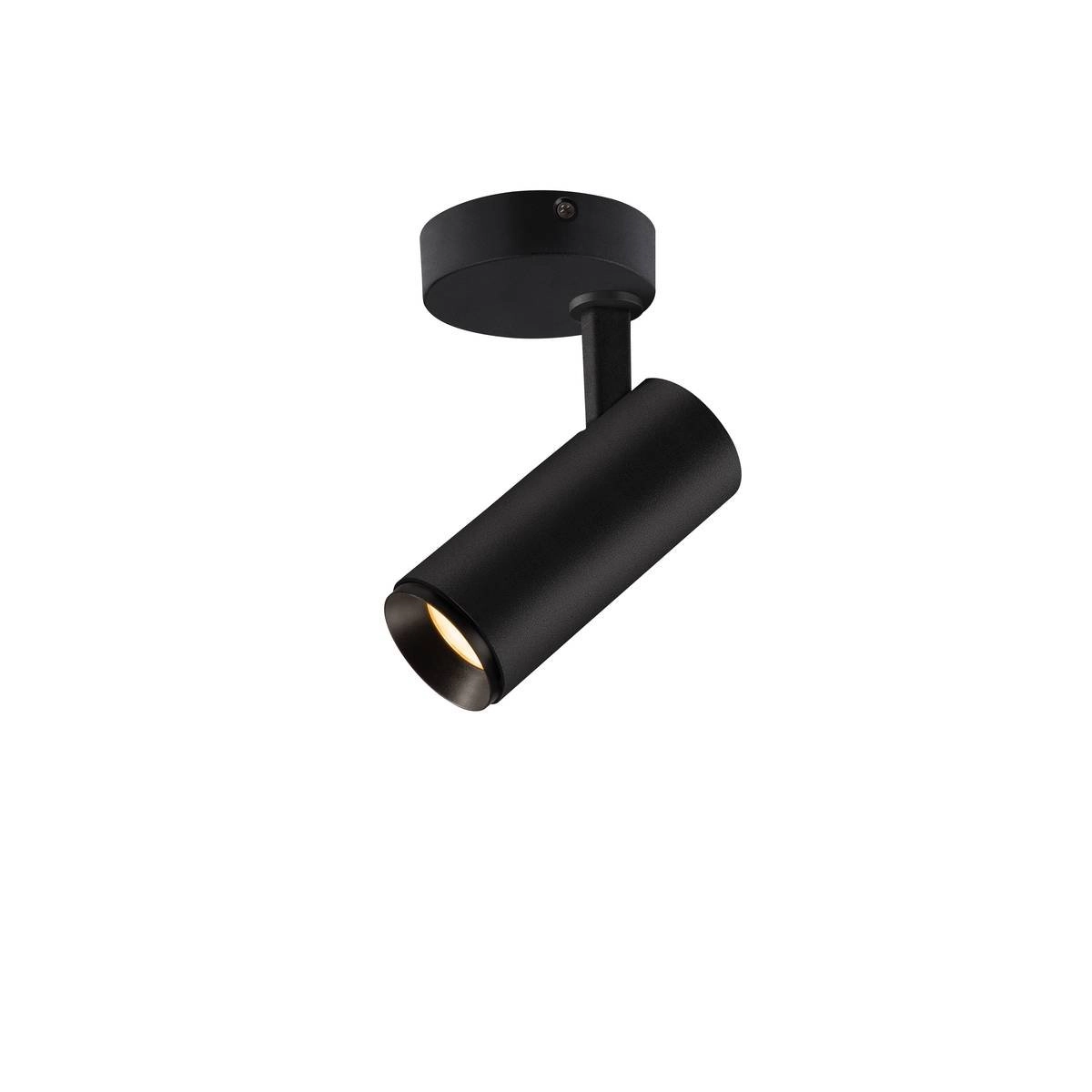 Led surface-mounted spot Numinos 11w - 2700K - 6.5cm black