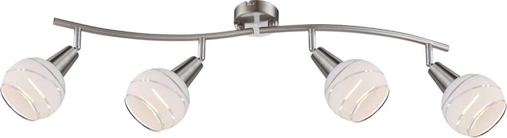 Ceiling lamp Elliott 4-light nickel Globo 9007371255320