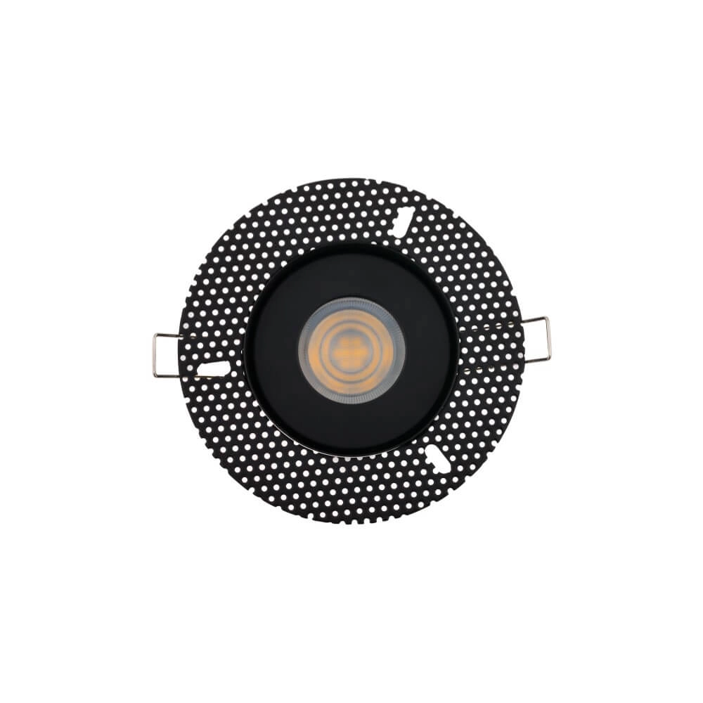 Trimless recessed spotlight Echo black IP54 Lyora 5903139837293