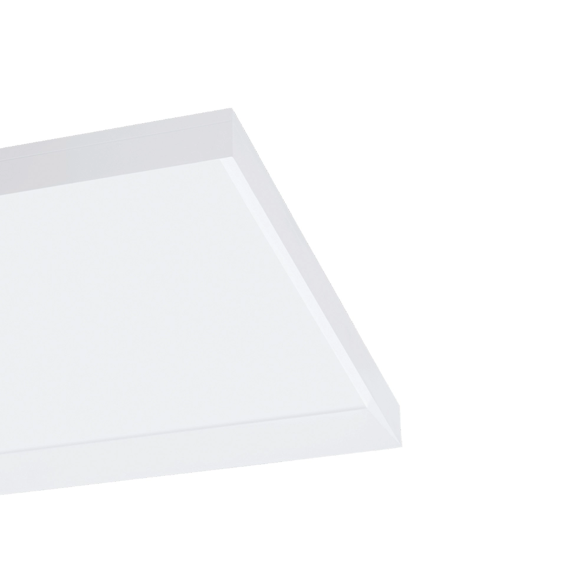 Square ceiling lamp Escondida white 60 x 60cm Stars of Light 9002759394653