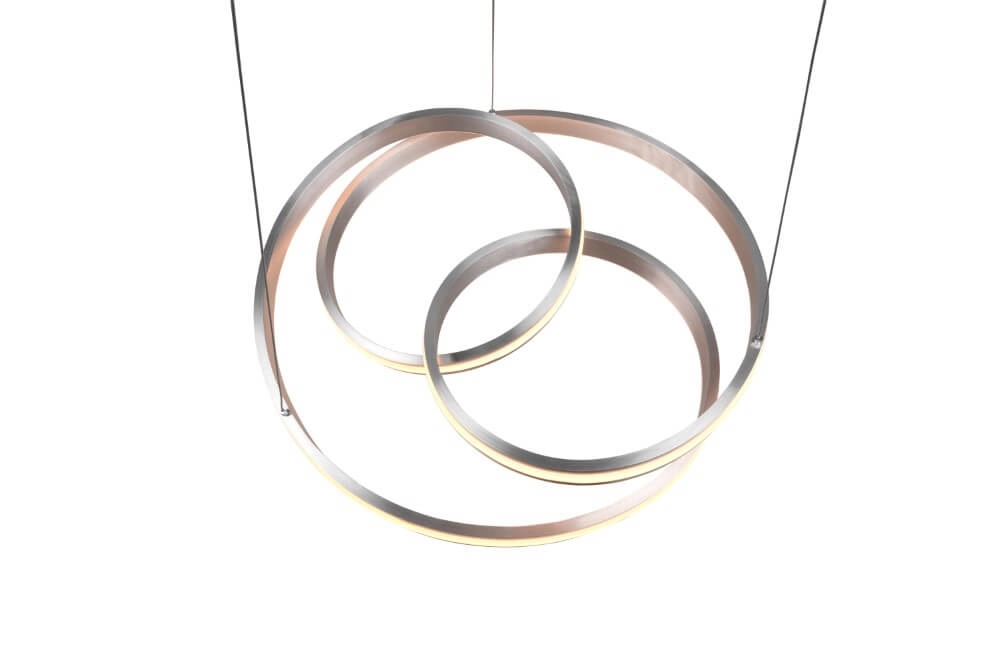Pendant lamp Nuria 60cm stainless steel Trio 4017807505221