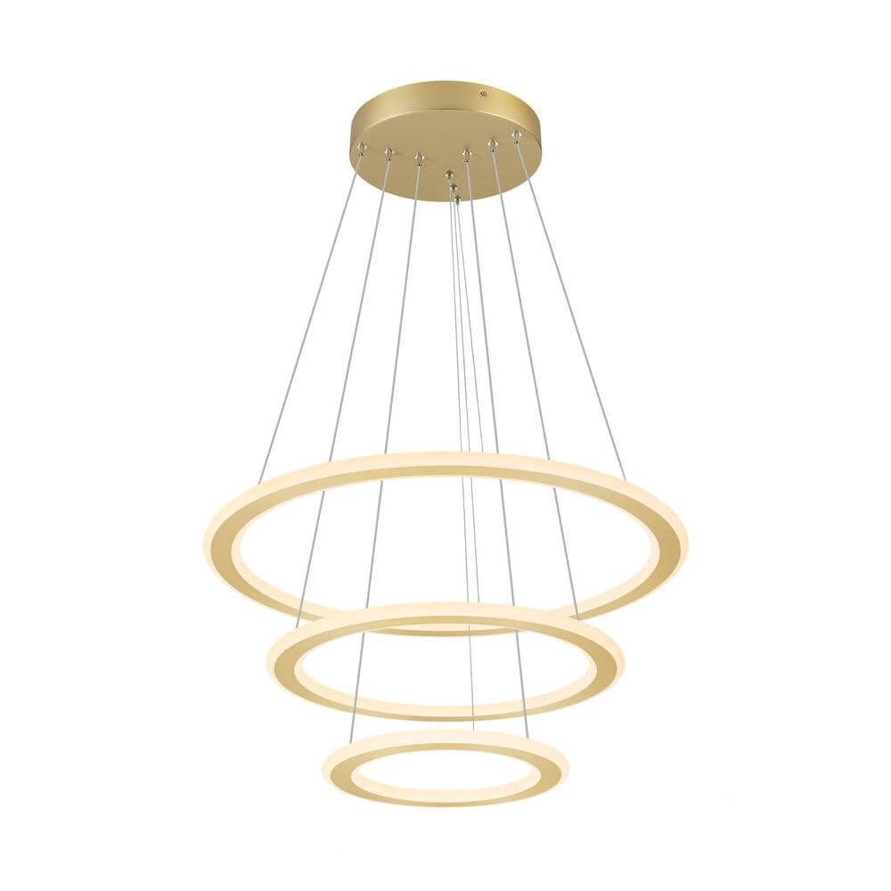 Design pendant lamp One Flat gold