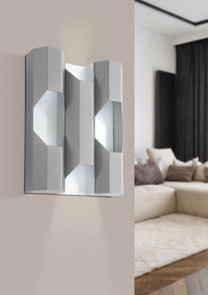Gray wall spotlight Zinacua Eglo 9002759988418