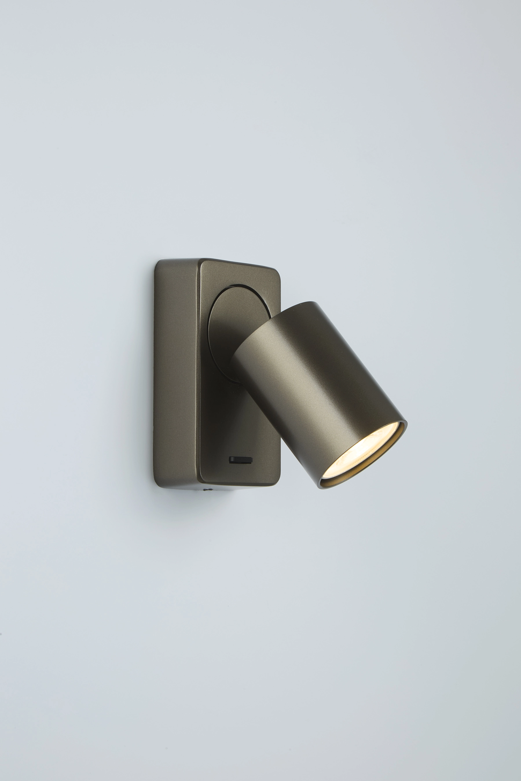 Wall lamp Moon 1 with switch bronze