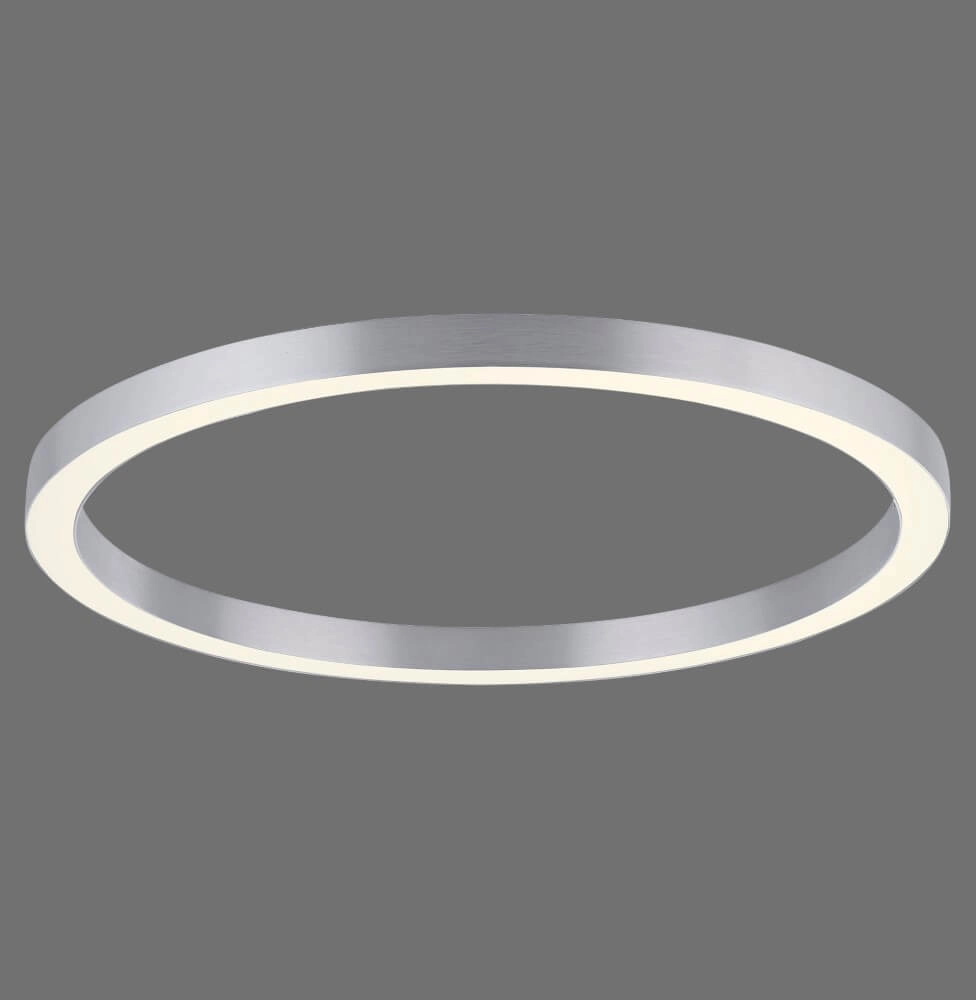 Round floor lamp Pure Lines Round Ø 70cm aluminum Paul Neuhaus 4012248373538