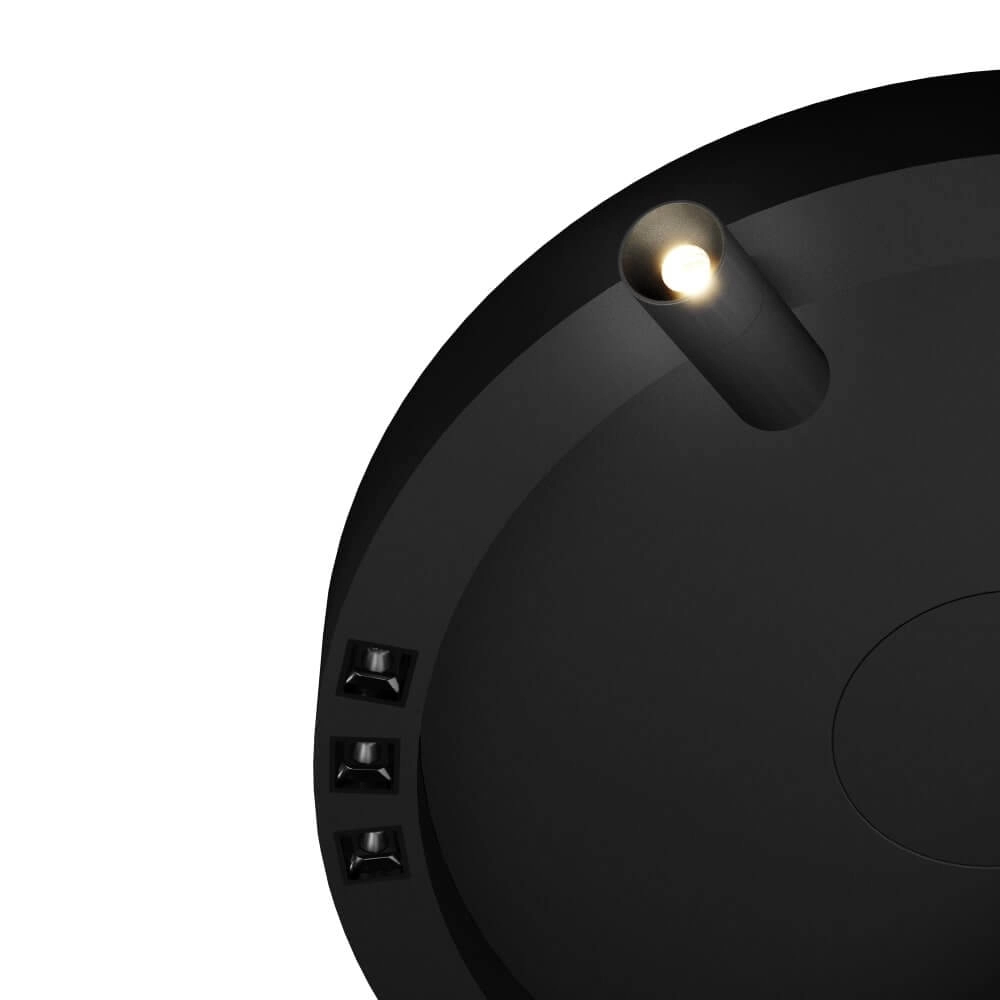 Black LED ceiling lamp Bruscoli Ø 60cm Stars of Light 9008606221165