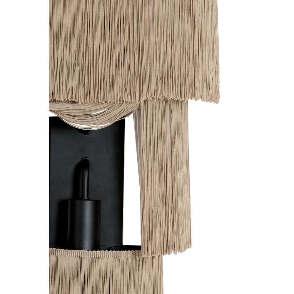 String wall lamp Malaika taupe Light & Living 8717807816407