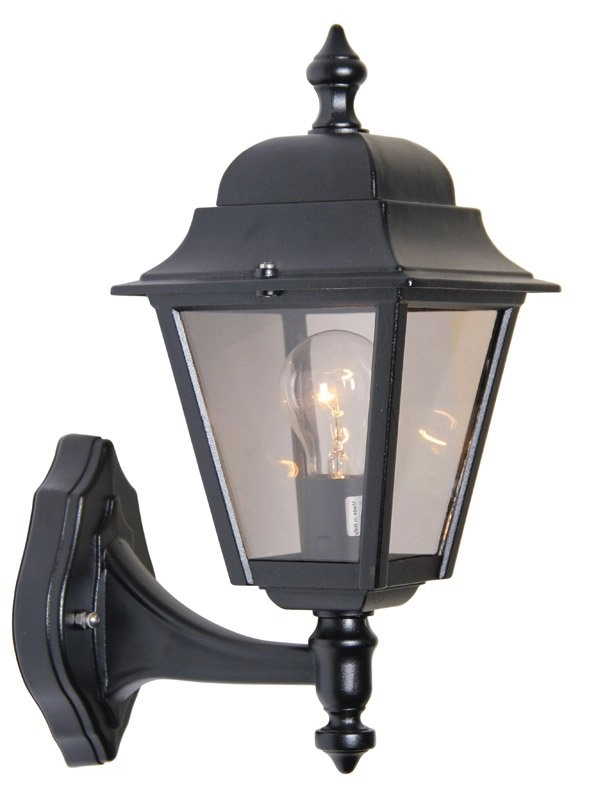 Classic outdoor lamp Quadrana Up black