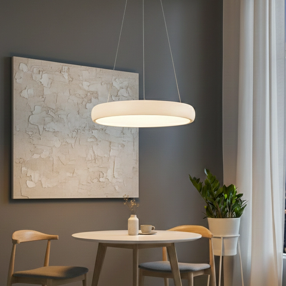 Design pendant lamp Albi white Ø 61cm