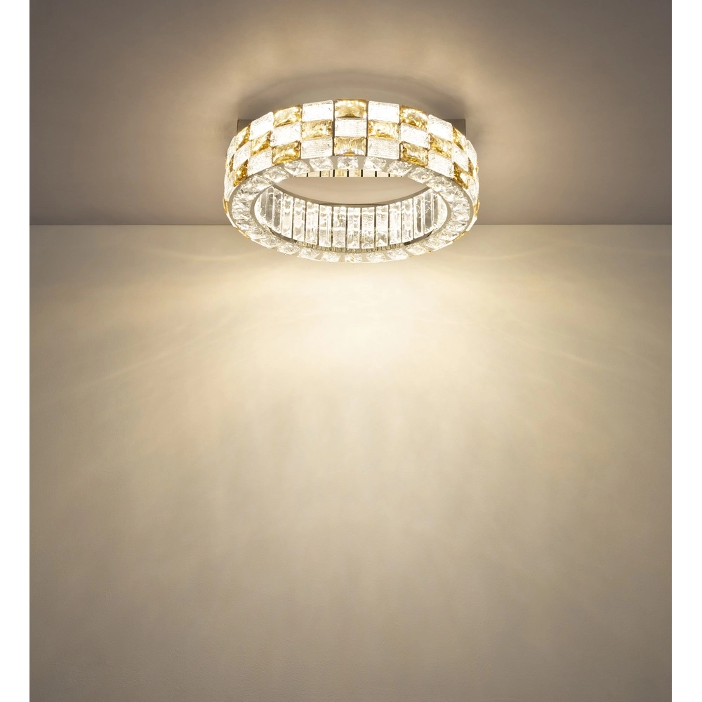 Ceiling lamp Lidia Ø 40cm chrome Globo 9007371580095