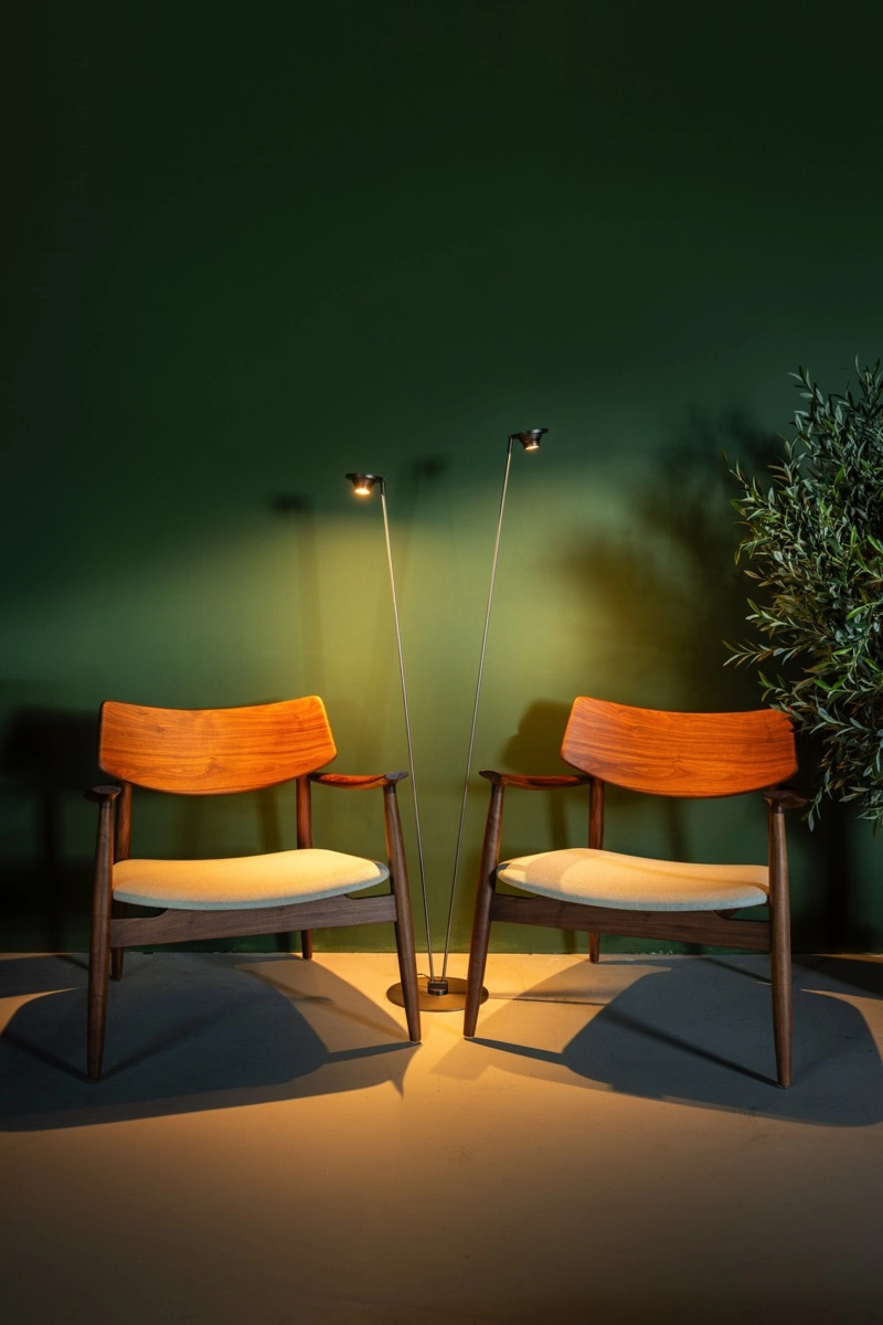 Modern reading lamp Angelique black nickel ETH 8720195310860