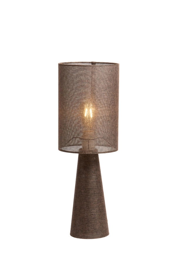 Brown table lamp Micky Ø 20cm Light & Living 8717807761134