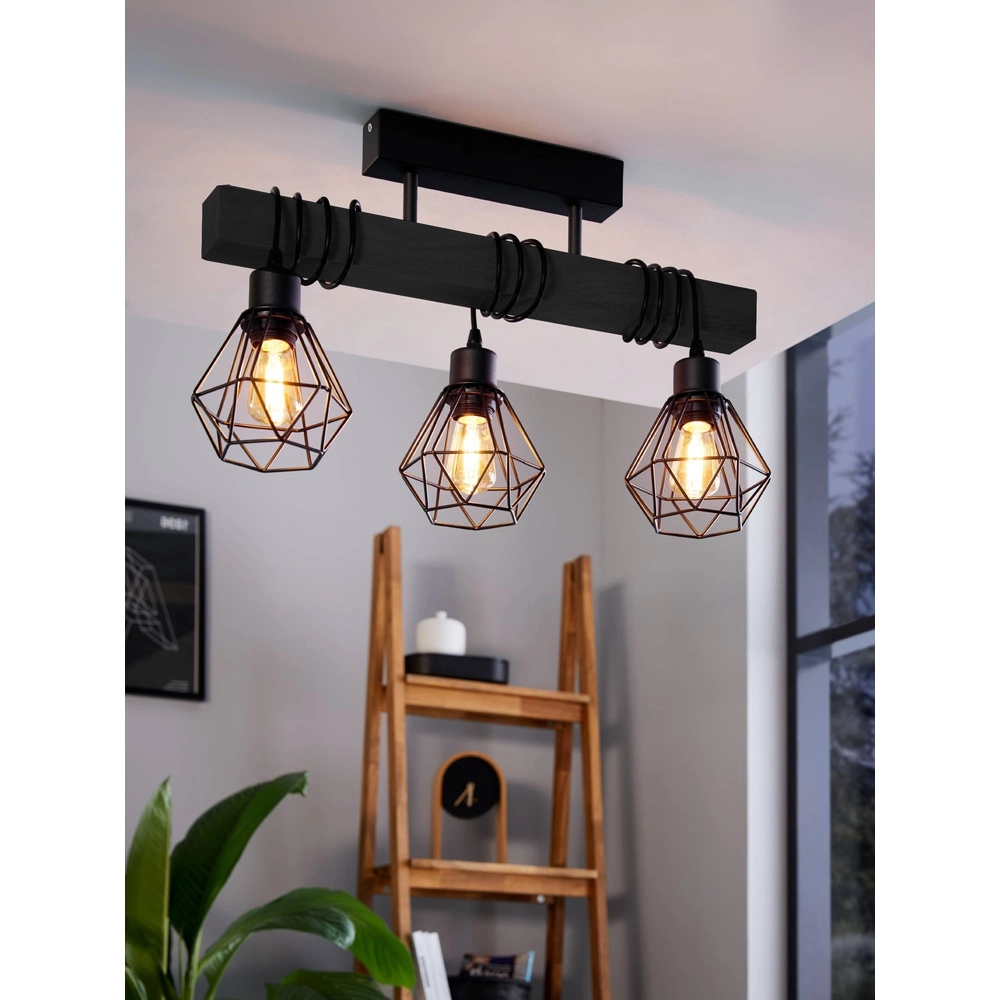 Country ceiling lamp Townshend 5 3-light Eglo 9002759307516