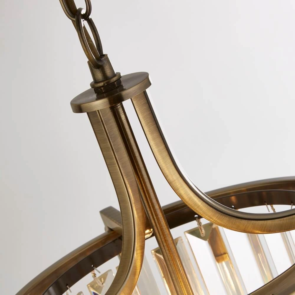 Classic pendant lamp Victoria Ø 26cm Searchlight 5053423187099
