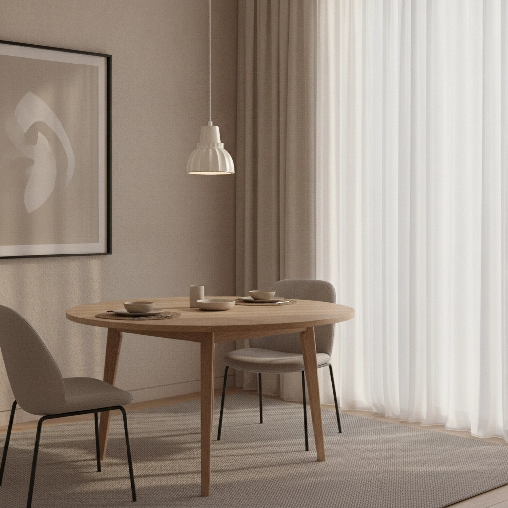Pendant lamp Picco white with cream