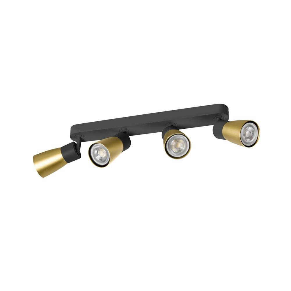Mockery Puri 2.0 Dome Black-Gold 4-Lights SLV 4024163293730