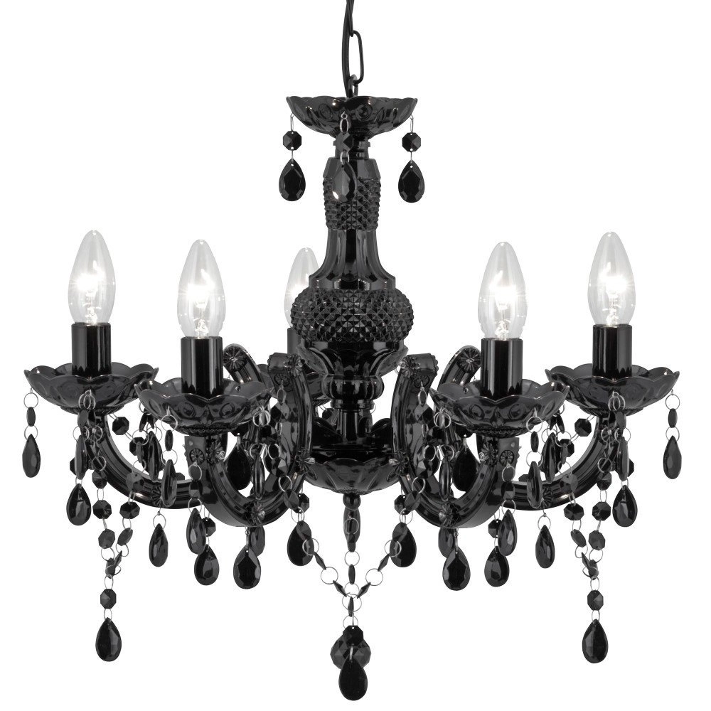 Black chandelier Marie Therese
