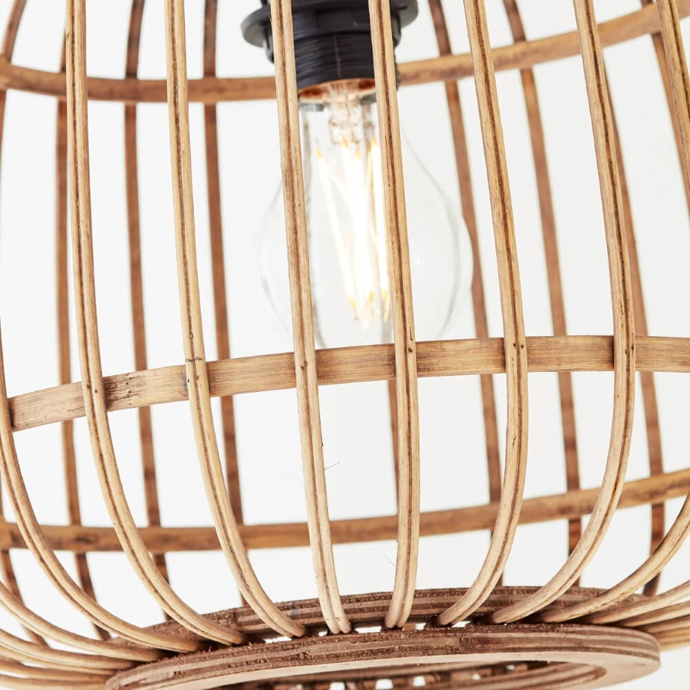 Rattan arc lamp Nikka 171cm Brilliant 4004353402272