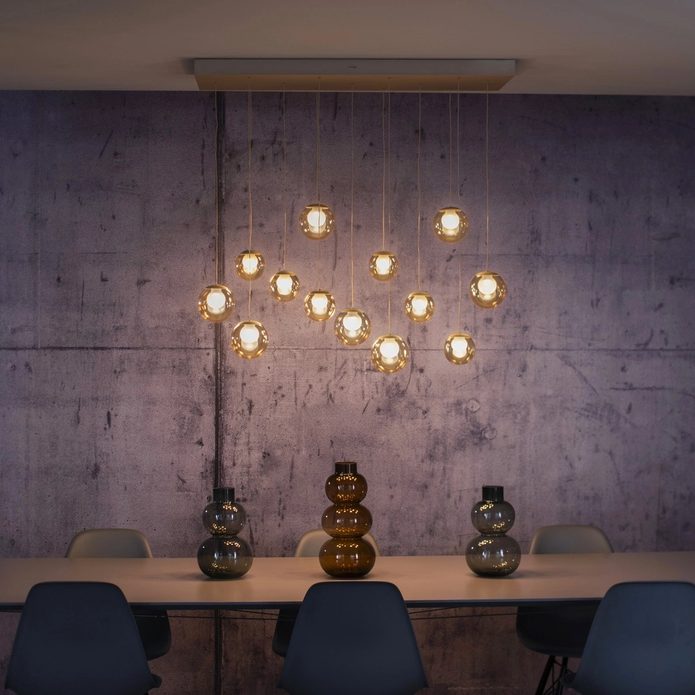 13-light pendant lamp Pure Popup Bronce Paul Neuhaus 4012248398319