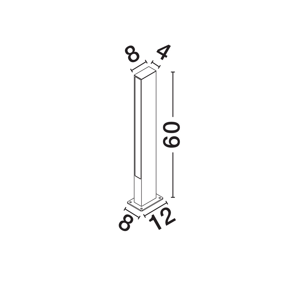 Garden lamp Stor Design 60cm Lyora 5212017472472
