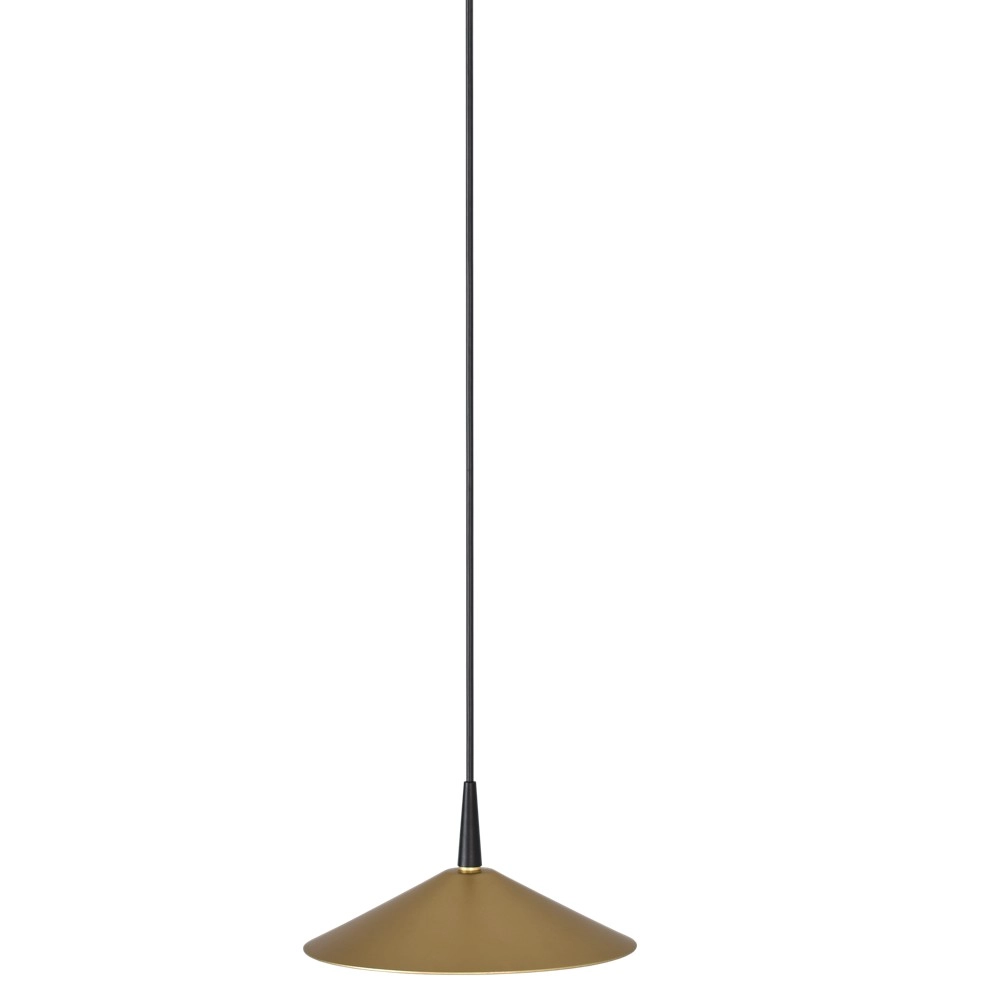 Design pendant lamp Ceppo black with gold Ø 18cm Masterlight 8718121357683