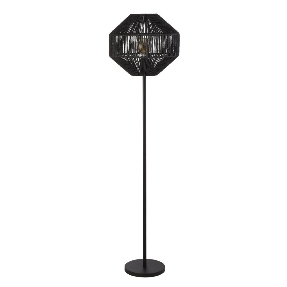 Black table lamp Wicker