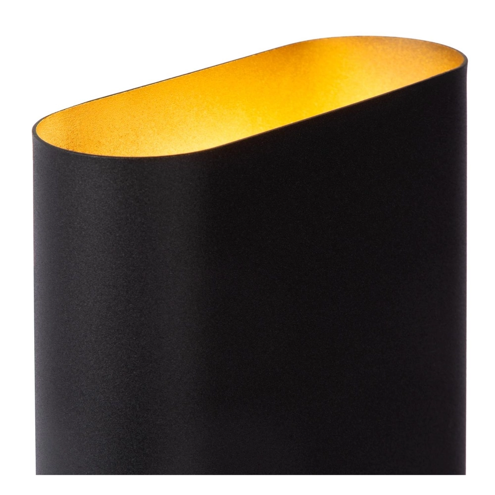 Design wall spot Ovalis Black Lucide 5411212126894