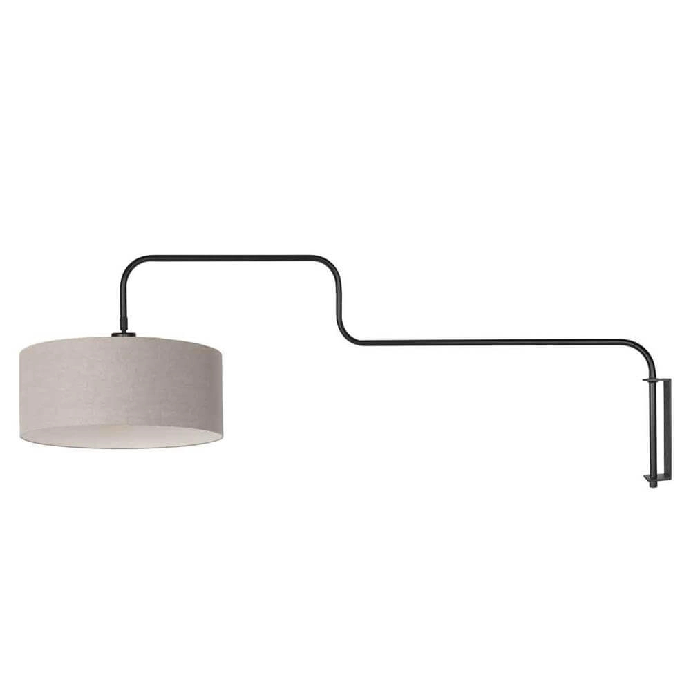 Wall lamp Bloeba black with gray Steinhauer 8712746177060