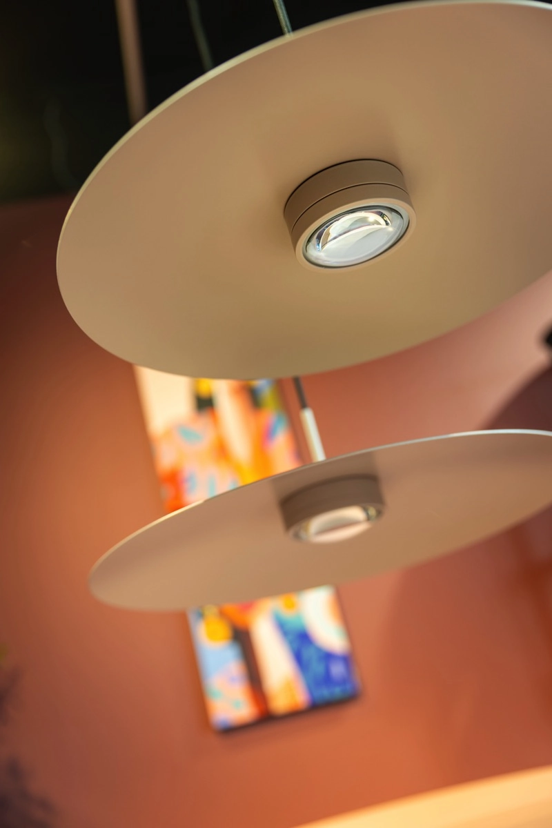 Sleek pendant lamp Sanne Ø 50cm - sand ETH 8720195311034