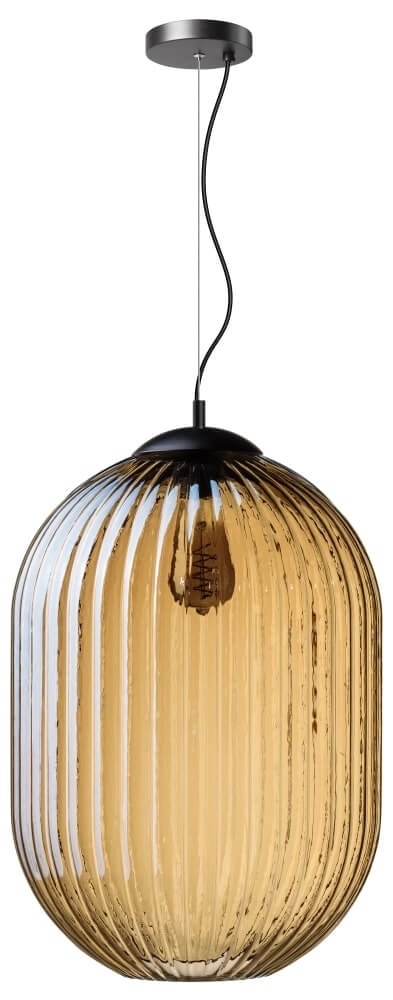 Glass pendant lamp Glamm Ø 40cm