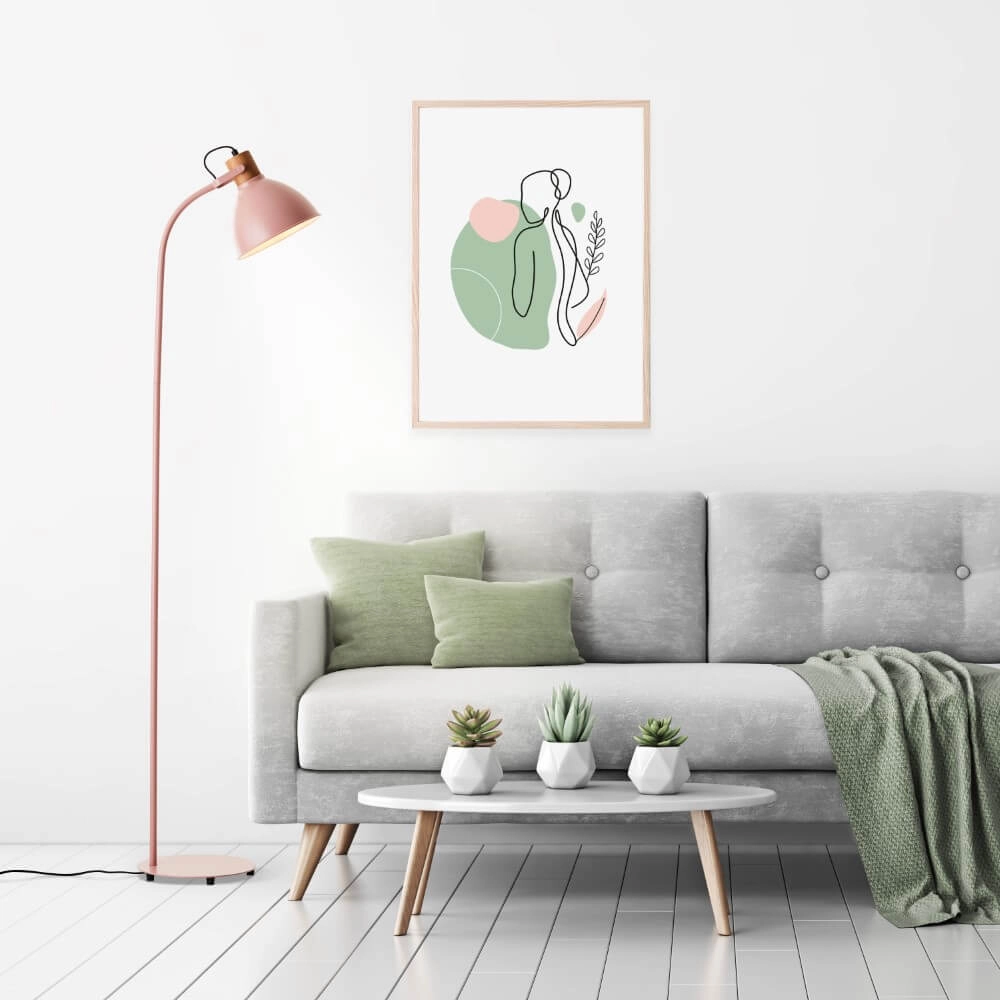 Floor lamp Erena pink Brilliant 4004353412998