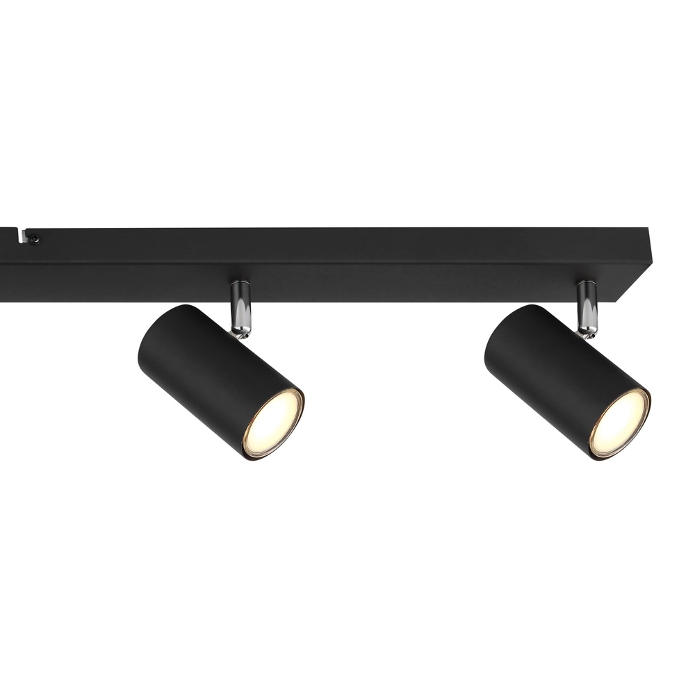 Ceiling lamp 6-lights Robby Black Globo 9007371433599