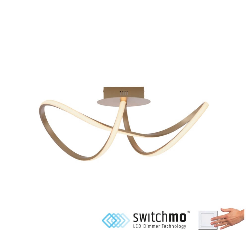Design ceiling lamp Maria brass Just Light 4043689985585