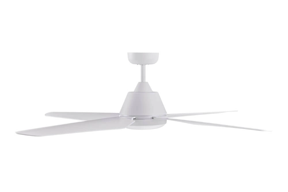 Ceiling fan with lamp Aria Led Ø 122cm white IP55 Beacon 9333509129813