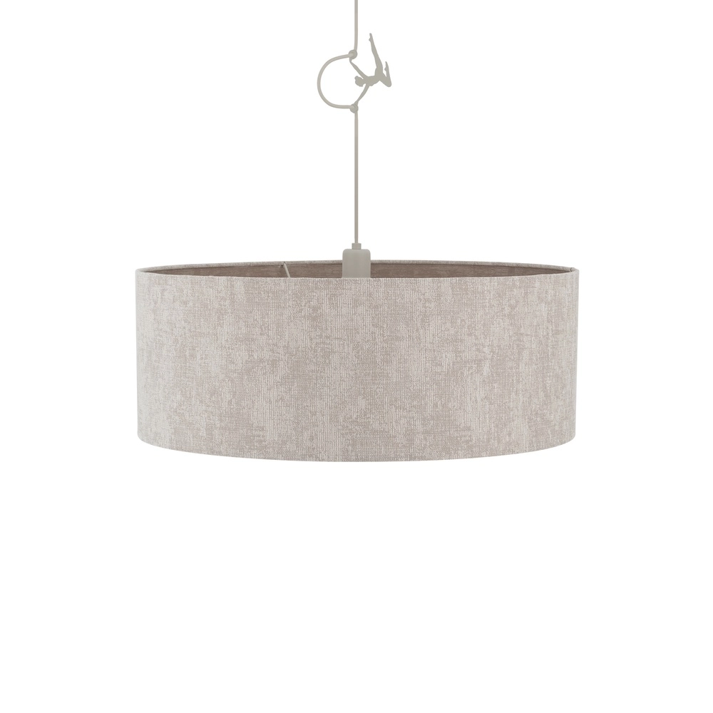 Pendant lamp Cedro sand brown Ø 50cm