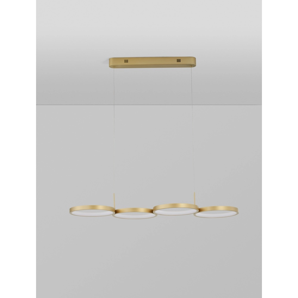 Modern pendant lamp Magnus gold 84cm Lyora 5212017433190
