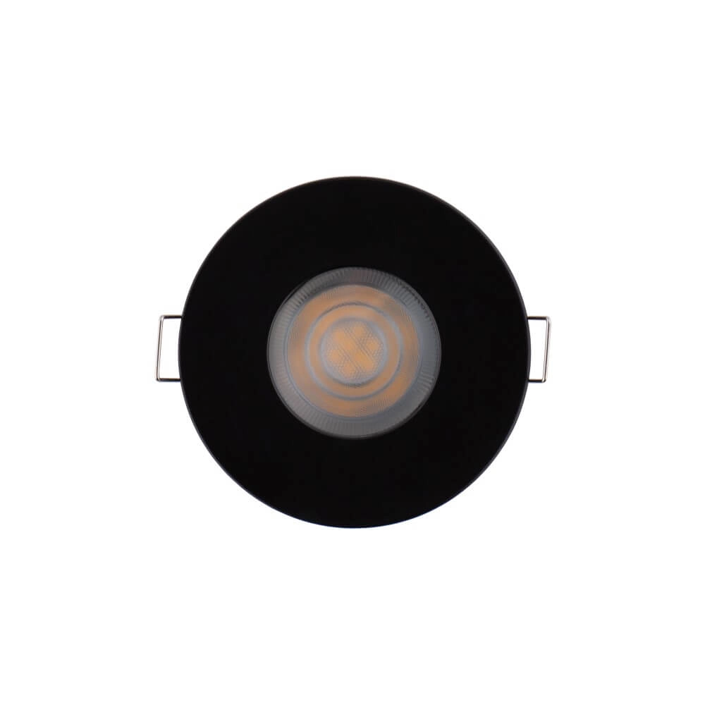 Black bathroom spotlight Golf Installation Lyora 5903139837699