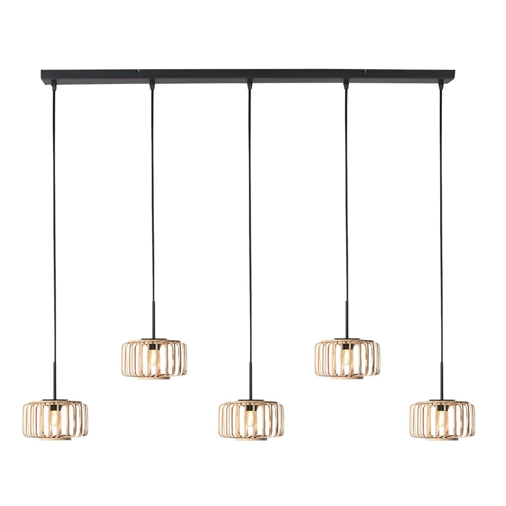 5-light pendant lamp HaloSwap straight Steinhauer 8712746183214
