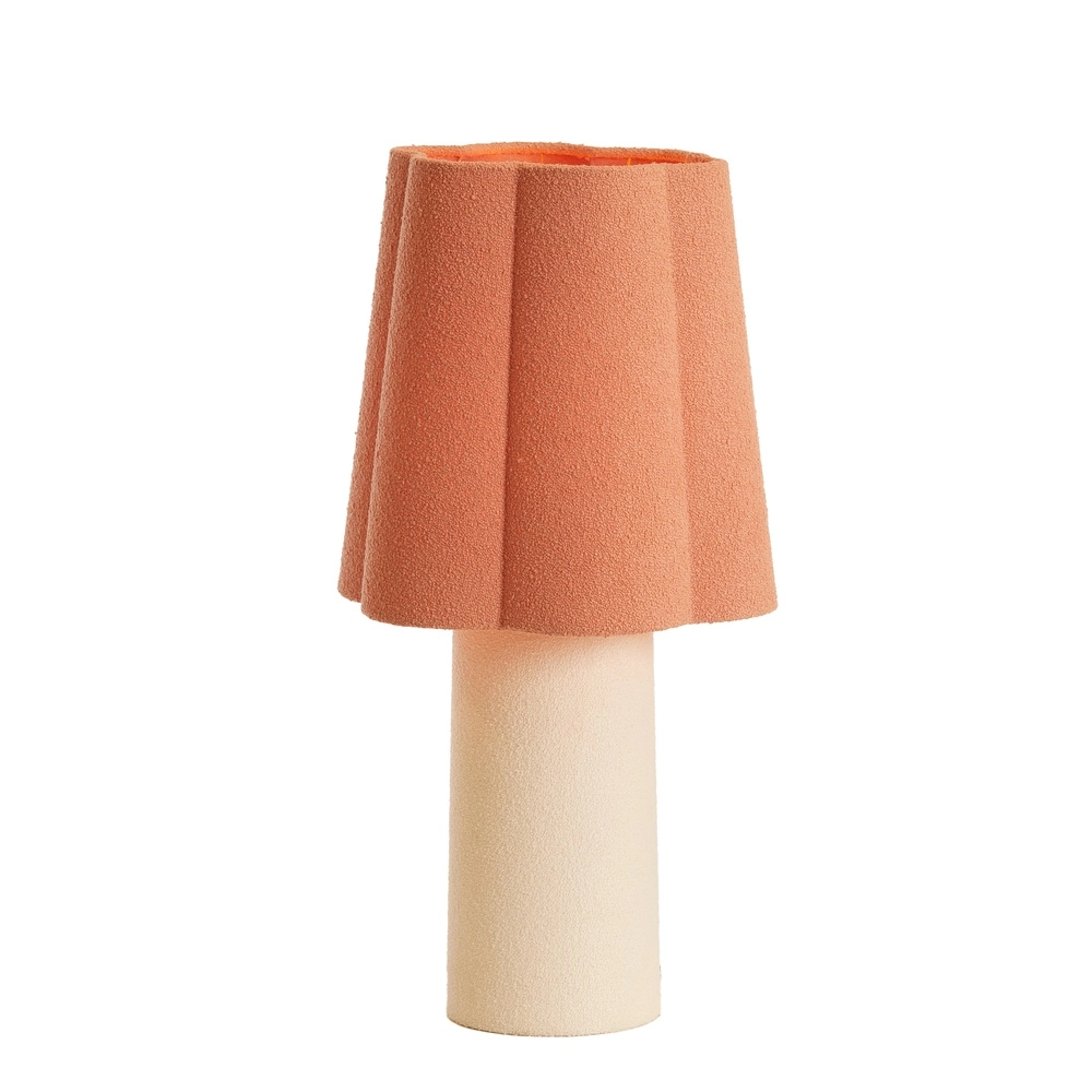 Table lamp Musaby Organic shape - white and pink Light & Living 8717807784256