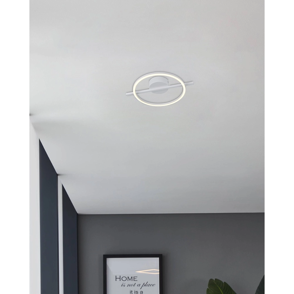 Led ceiling light Amandolo with remote control - white - round Eglo 9008606303922