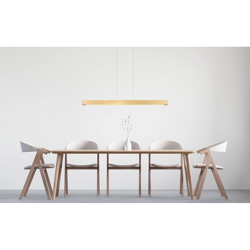 Design pendant lamp Atina 130cm gold Masterlight 8718121345468