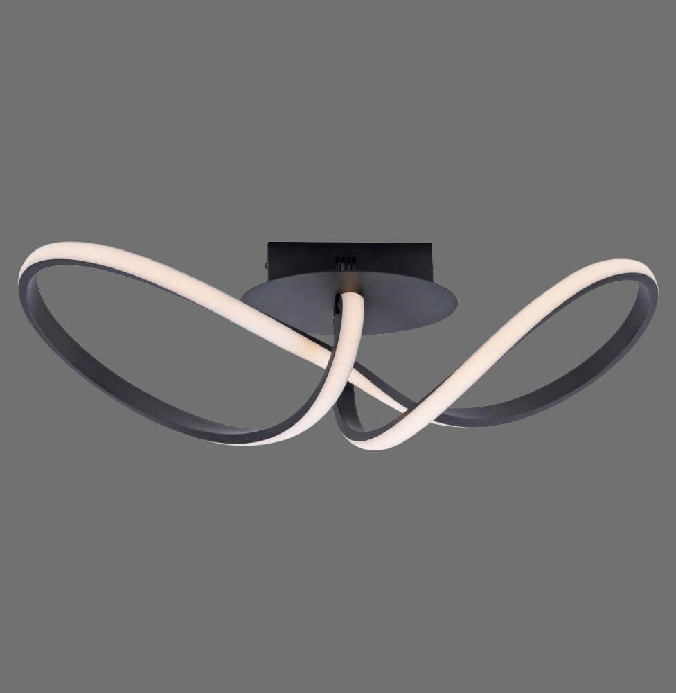Design ceiling lamp Maria black Just Light 4043689975777