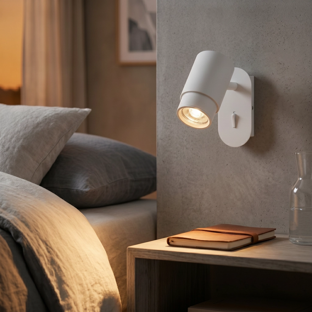 Bedside lamp Nime white